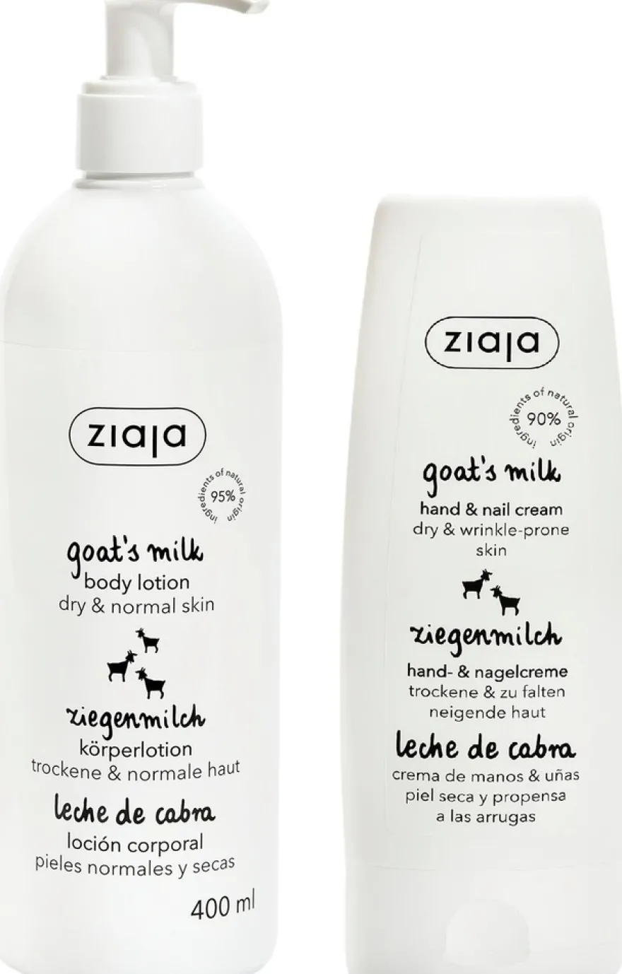 Ziaja Goat´s Milk vartalovoide+käsivoide setti 480ml