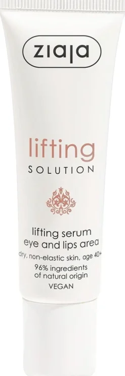 Ziaja Lifting solution 40+ kohottava seerumi silmien ja huultenympärysiholle 30 ml