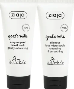 Ziaja Vuohenmaito entsyymikuorinta+mikrokuorinta 75+75 ml setti